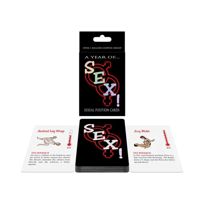 A Year of Passion: 54 Erotic Sex Cards – Kama Sutra Positions & Sensual Challenges