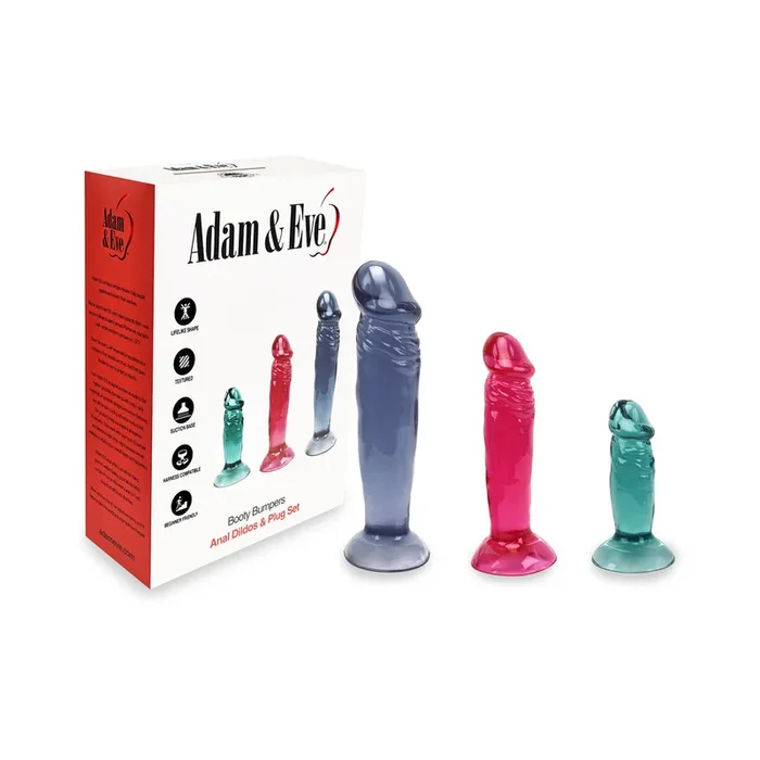 Adam & Eve Booty Bumpers Dildo & Plug Kit
