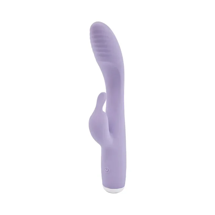 Adam & Eve Slim Lady Rechargeable Silicone Dual Stimulator with Fluttery External Stimulator