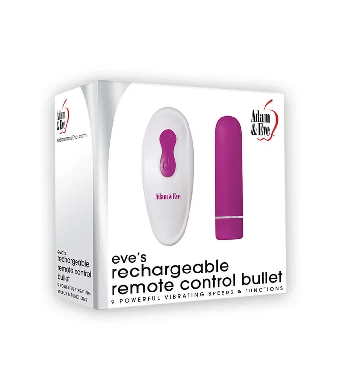 Adam and Eve’s Rechargeable Remote Control Bullet Vibrator by Evolved Novelties: Dive into Wireless Pleasure!