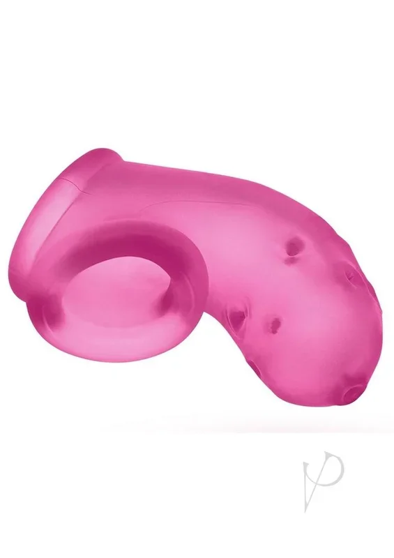 Airlock Air-Lite Vented Silicone Chastity – Pink Ice