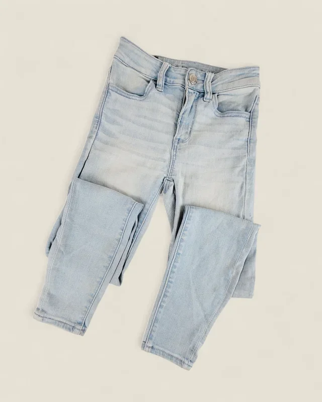 AMERICAN EAGLE HIGH RISE JEGGINGS LADIES SIZE 0 PRE-LOVED