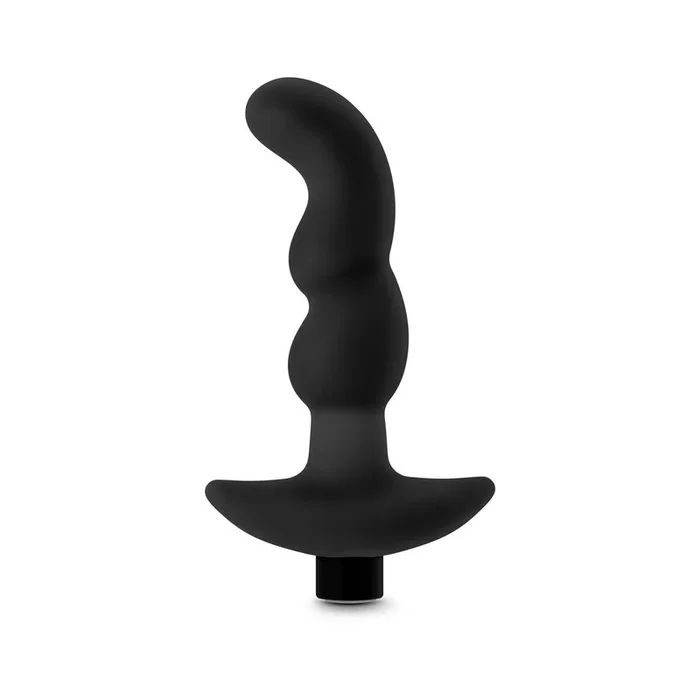 Anal Adventures Platinum – Silicone Vibrating Prostate Massager 03 – Black