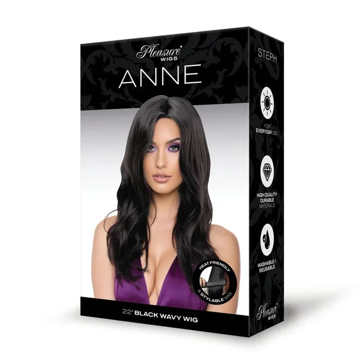 Anne Premium Stylable Wig (Black) – Sleek Glamorous Wig