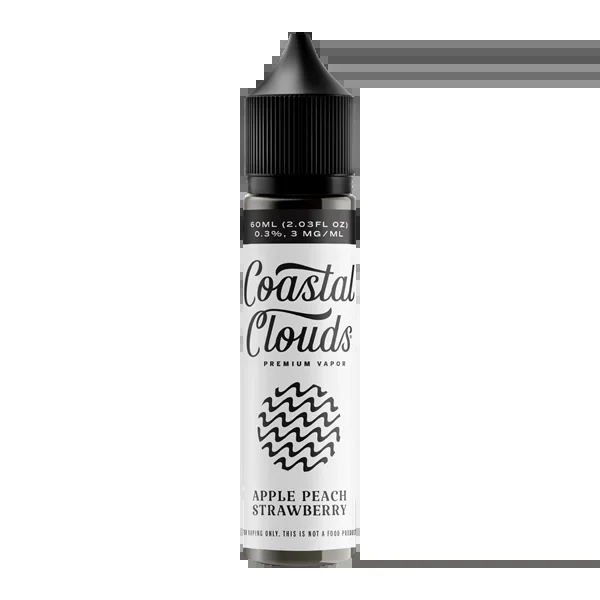 Apple Peach Strawberry by Coastal Clouds 60ml