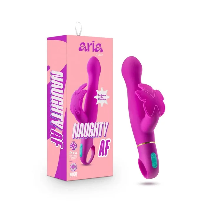 Aria Naughty AF – Plum 18.4 cm Butterfly Vibrator