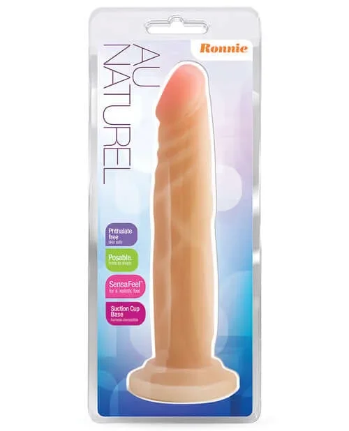 Au Naturel Ronnie 7 inch Realistic Dildo from Blush Novelties