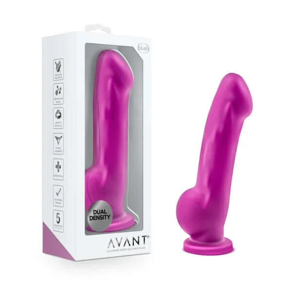 Avant D7 Ergo Violet Dual Density 7.5 inches Dildo