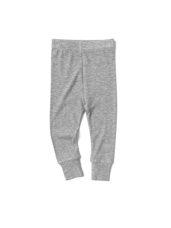 Baby Ribbed Legging – Grey