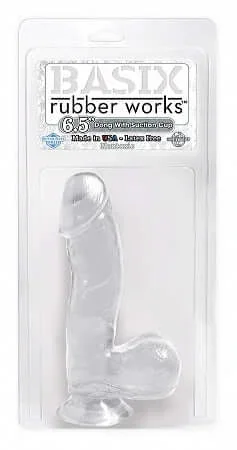 Basix Rubber Works 6.5″ Ballsy Dong with Suction Cup