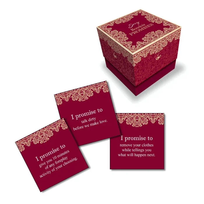 Behind Closed Doors – Sexy Boudoir Promises – Lovers Activity Cards – Set of 30
