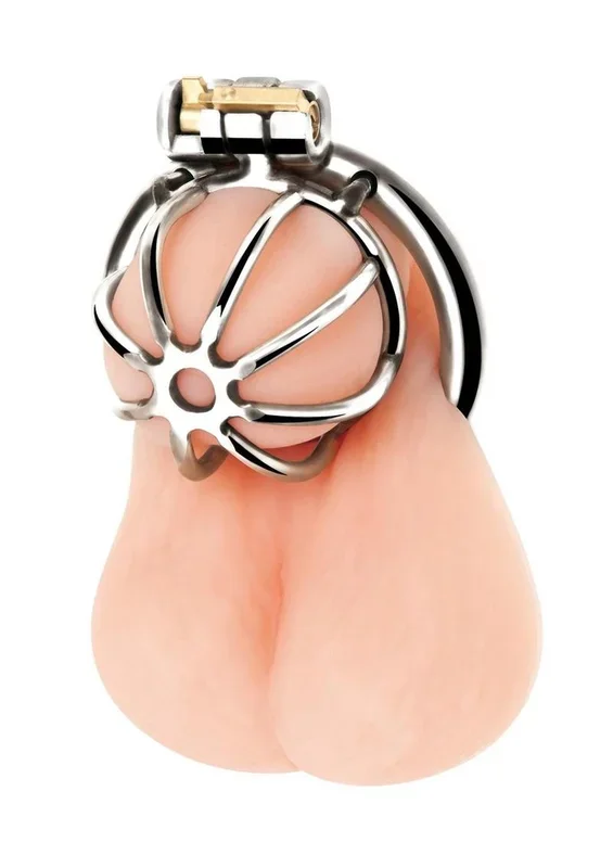 Blue Line Little Cock Chastity Cage – Stainless