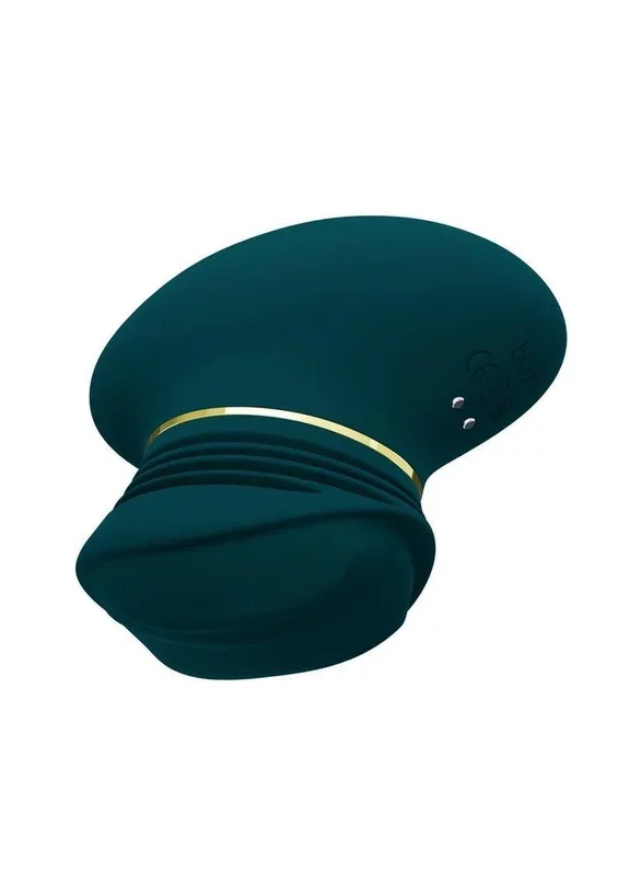 Blush Collection Riana Rechargeable Silicone Clitoral Stimulator – Dark Teal