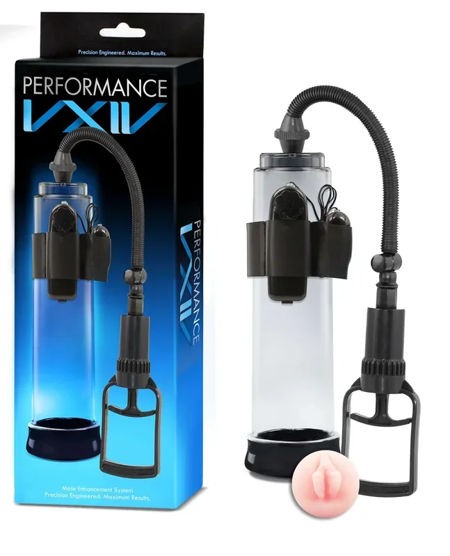 Blush Novelties Performance VX4 Penis Pump with Vibration – Enhance Your Pleasure