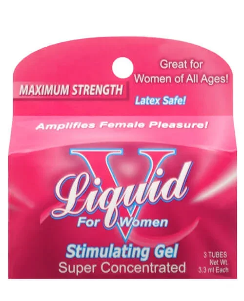 Body Action Liquid V for Women – 3 Packets | Maximum Strength Topical Gel