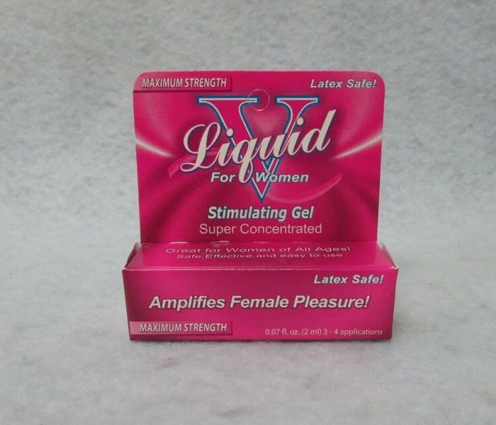 Body Action Liquid V for Women – Tingling Sensation Topical Gel, 1 Packet Box