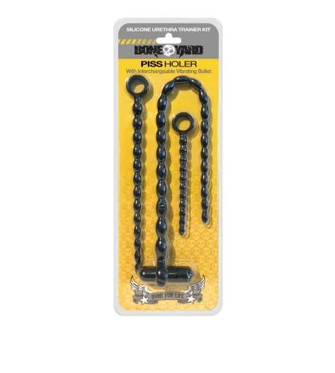 Boneyard Silicone Urethral Trainer Kit with Bullet Black