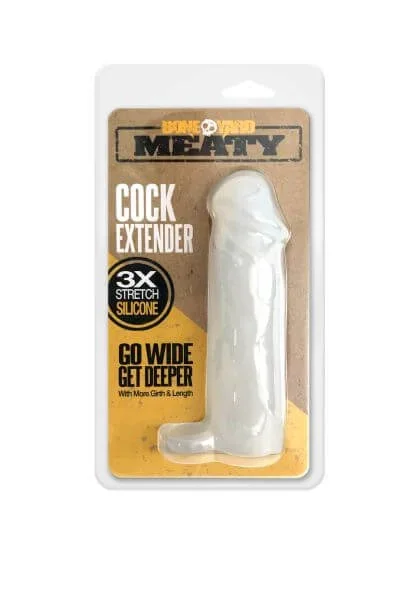 Boneyard The Mansizer 3X Stretch Silicone Penis Extender – Clear