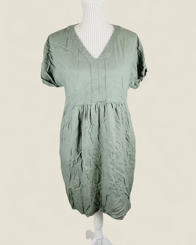 BRIGGS GREEN LININ DRESS LADIES SMALL PRE-LOVED
