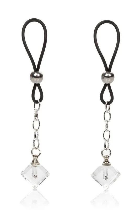 Cal Exotics – Nipple Play – Non-Piercing Nipple Jewelry – Crystal Gem