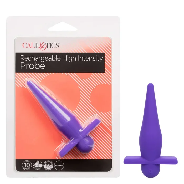 California Exotic Novelties High Intensity Anal Probe Purple Rechargeable Vibrator