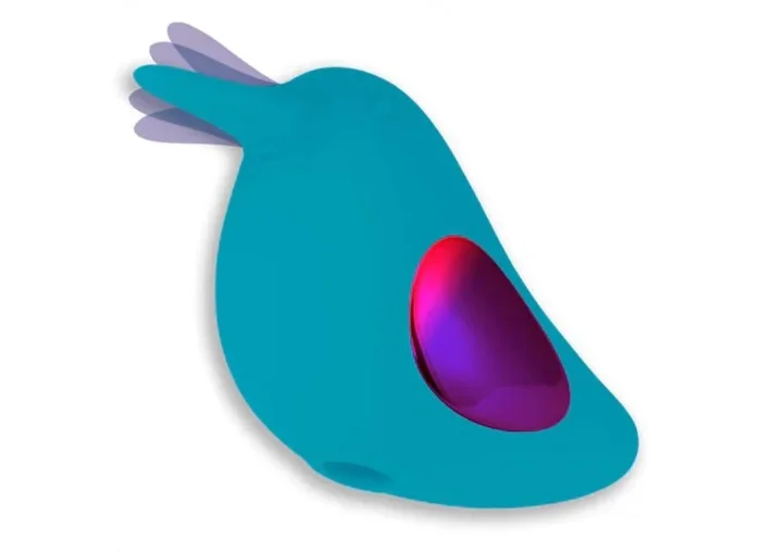 Caress Hummingbird Premium Rechargeable Fluttering Vibrator And Air Pulse Stimulator