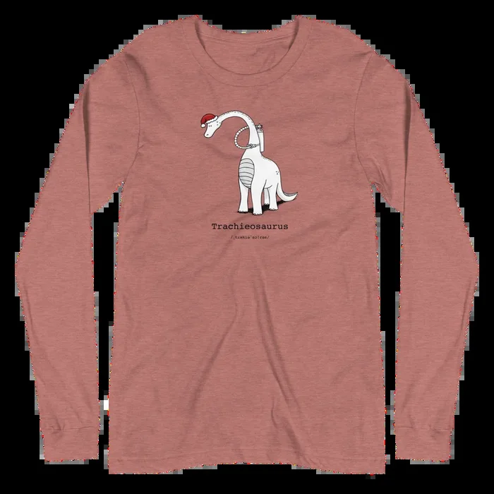Christmas Trachieosaurus – Adult Long Sleeve