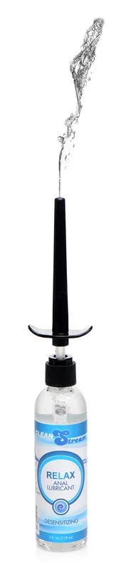 CleanStream Relax Desensitizing Anal Lube with Injector Kit – 4 oz