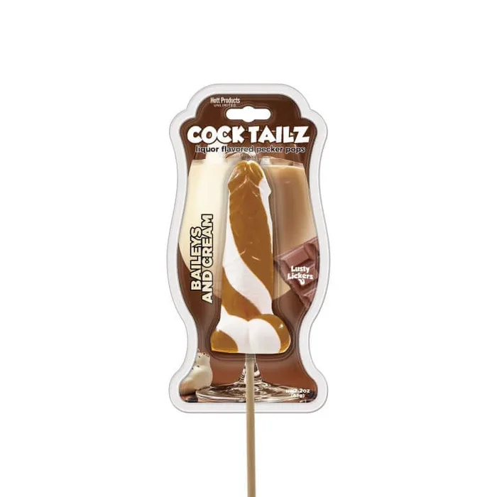 Cocktailz Liquored Flavored Pecker Pops – Baileys and Cream