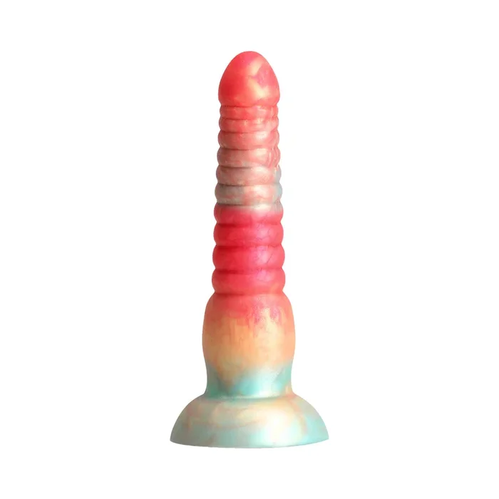 Colours – Stacked 6-inch Silicone Dildo Red Gold