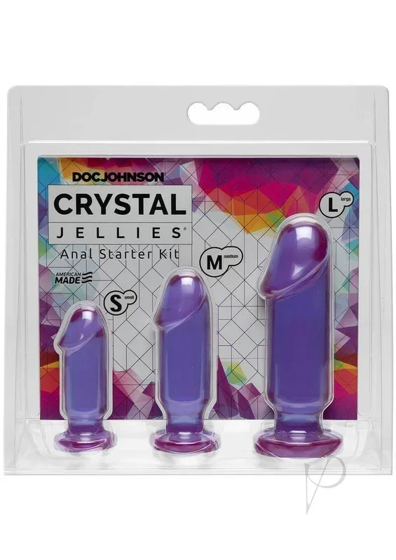 Crystal Jellies Anal Starter Kit Purple: Gradual Training for Backdoor Bliss