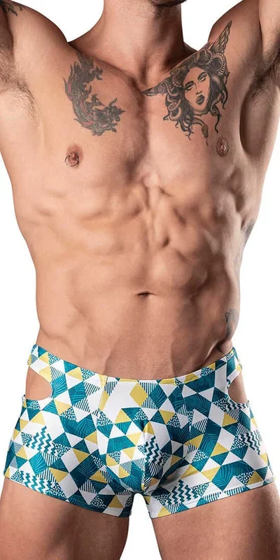 Cut it Out! Cutout Short Blue Large