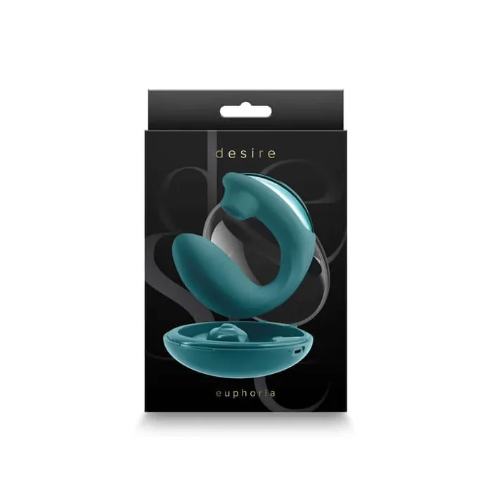 Desire Euphoria Dual Ended Massager Dark Teal