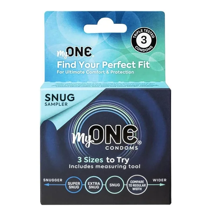 Discover Your Perfect Fit with My One Snug Samples Latex Condoms 3 Count