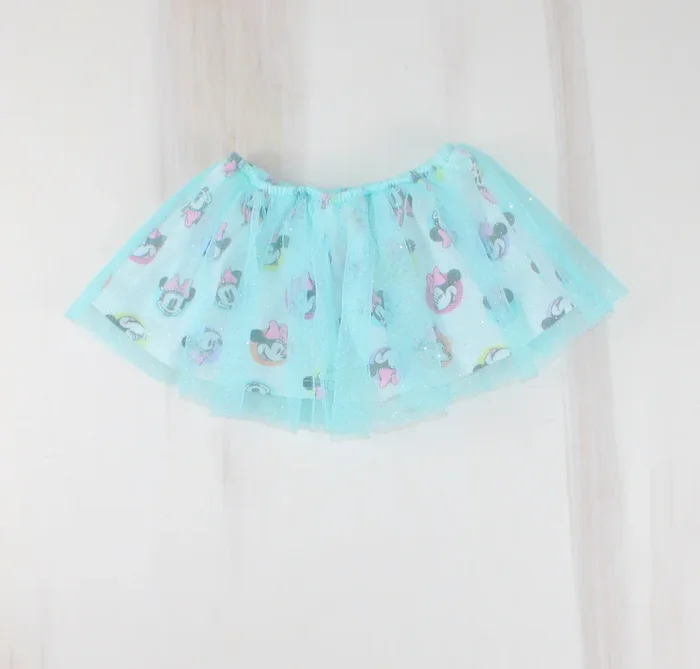 DISNEY MINNIE MOUSE GLITTER TULLE SKIRT 12M PRE-LOVED