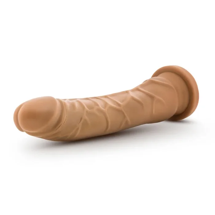 Dr. Skin Realistic Dildo With Suction Cup Base Mocha 8.5 Inch