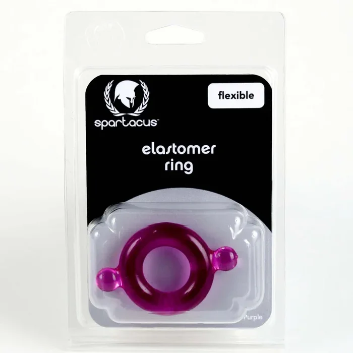 Elastomer Cock Ring Purple from Spartacus