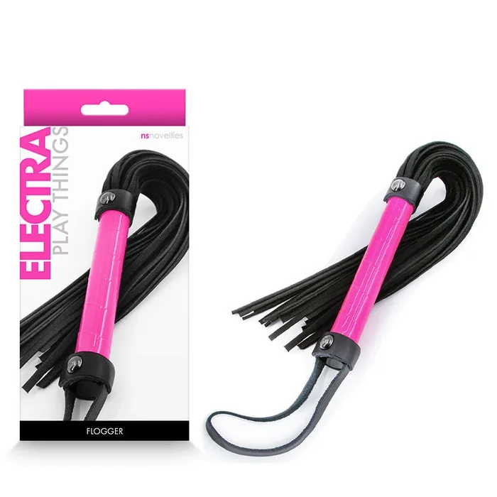 Electra Flogger – Pink – Pink Flogger Whip