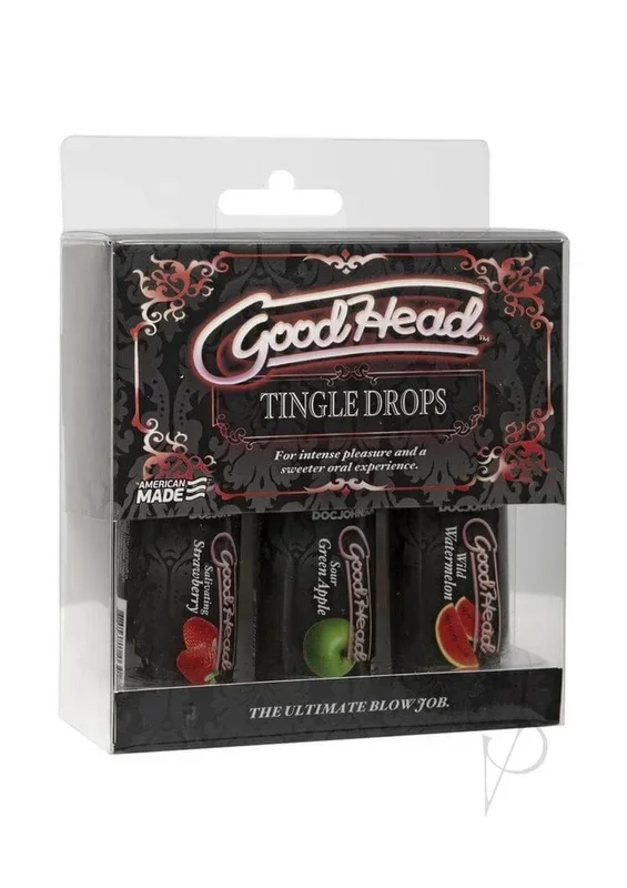 Elevate Your Pleasure with GoodHead Tingle Drops – 3 Delicious Flavors