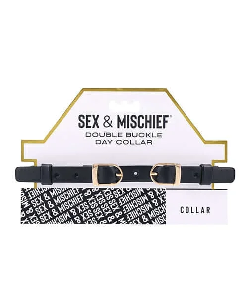 Elevate Your Style with the Sex and Mischief Double Buckle Day Collar
