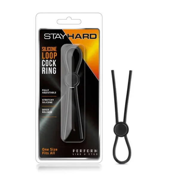 Enhance Your Performance with the Stay Hard Silicone Loop Cock Ring