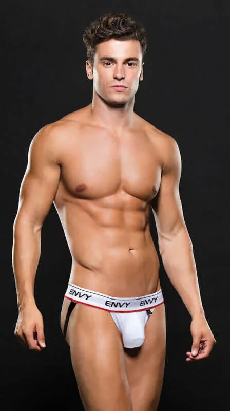 Envy Low-Rise Jock – White (M/L)