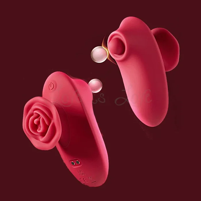 Erocome Rose Pluse With 10 Flapping Modes Red