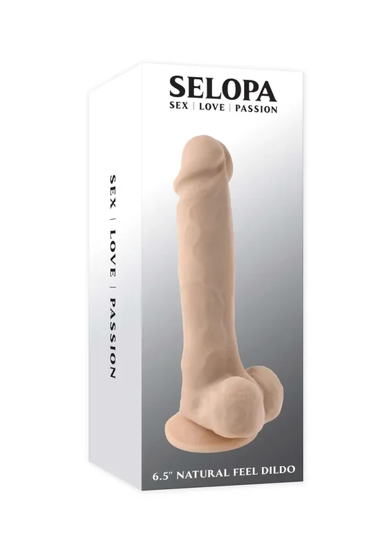 Evolved 6.5-Inch Natural Feel Dildo – Realistic Dual-Layer Design, Light Skin Tone Beige