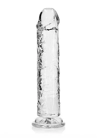 Experience Crystal Clear Pleasure with the Realrock Realistic Straight Dildo 11 inches
