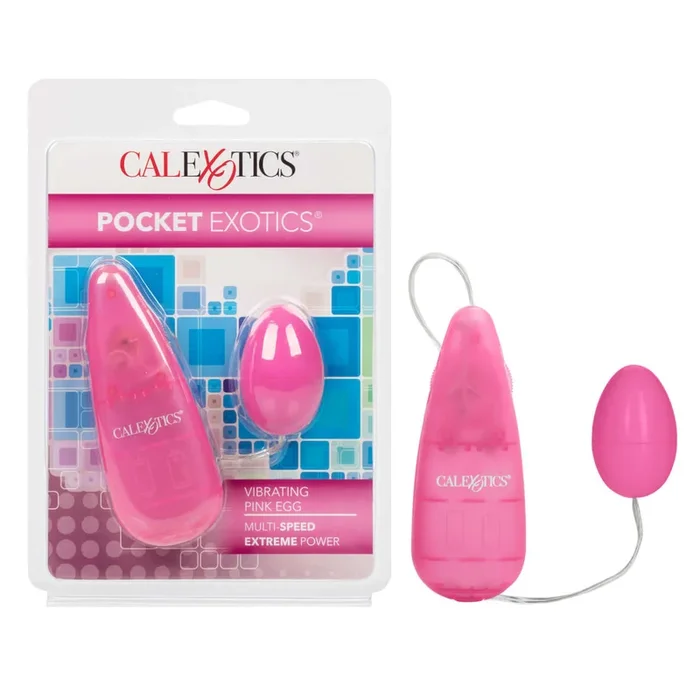 Experience Pure Pleasure with the Pocket Exotics Vibrating Pink Passion Egg