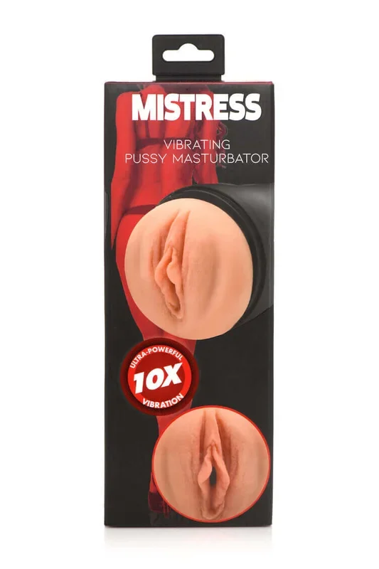 Experience Sensual Bliss with the Mistress 10X Vibrating Pussy Masturbator