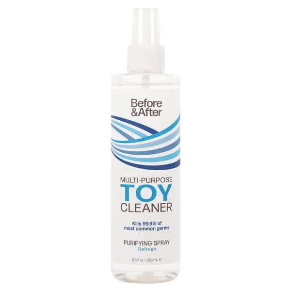 Experience Ultimate Cleanliness with Before and After Toys Cleaner Spray 8.5 Oz!