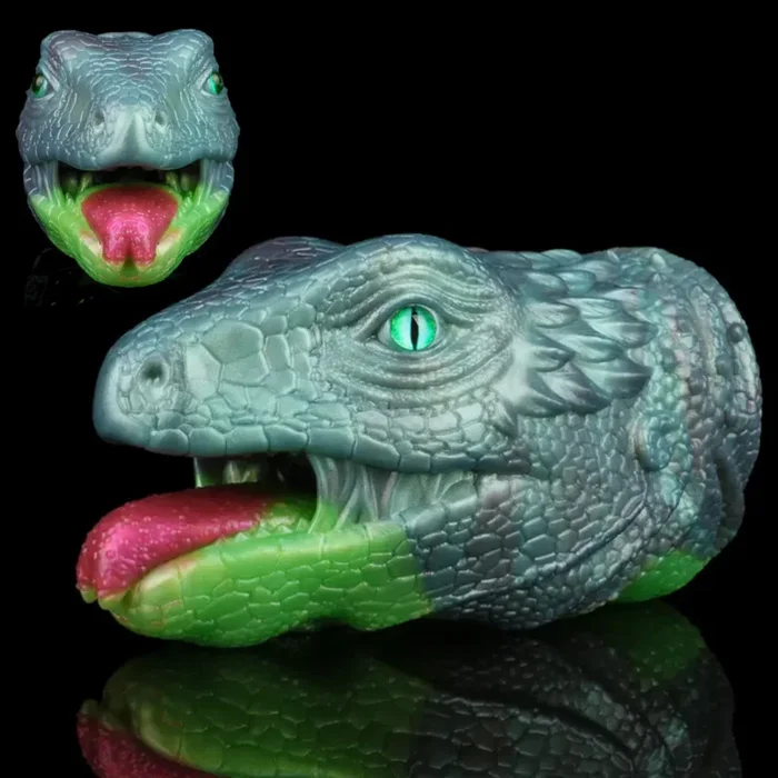 Fantasy Creature Green Dragon Stroker Silicone Onahole Masturbator 1.1kg