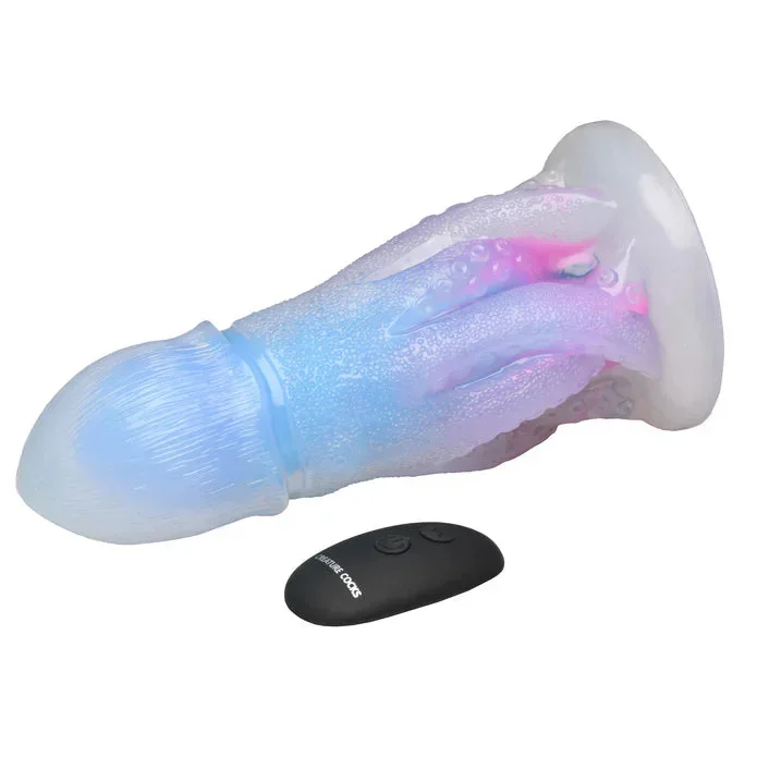 FANTASY DILDO COCKTOPUS GLOW IN THE DARK VIBRATING